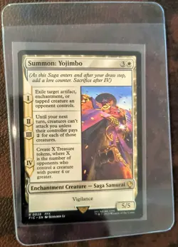 Summon: Yojimbo 0028 Final Fantasy FIC Magic MTG The Gathering FFX Commander TCG - Image 1