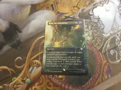 Rally The Galadhrim Borderless MTG Universes Beyond LTR Pack Fresh - Image 1