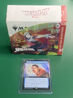 Magic Marvels SpiderMan Collector Booster Box 12 Packs FREE POKEMON PACKS SC X2 - Image 1