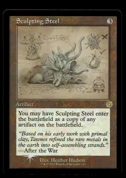 Sculpting Steel (Schematic) 113 Foil R The Brothers' War: Retro Frame Artifacts - Image 1