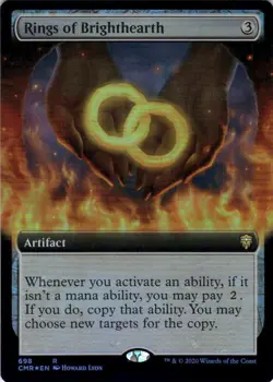 MTG Rings of Brighthearth (Extended Art) (698) | NM Foil | Commander Legends - Image 2