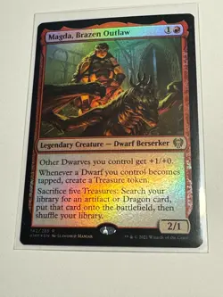 Magda, Brazen Outlaw - Kaldheim FOIL NM MTG - Image 1