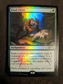 1x Food Chain Judge Promo Foil NM - Magic MTG EDH Commander x1 - Image 1