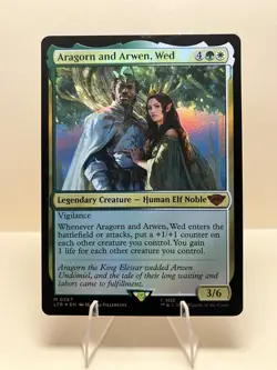 Aragorn and Arwen, Wed 0287 - Mythic Foil - LOTR: Tales of Middle Earth - Image 1