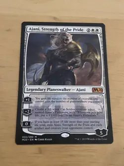 Mint/Near-Mint, English - 1 x MTG Ajani, Strength of the Pride - Core Set 2020 M - Image 1