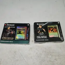 Final Fantasy Lord Of The Rings Commander Deck Magic The Gathering Limited Break - Image 1