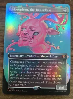 MTG - Morophon, the Boundless - Commander Masters - Foil - Borderless - LP - Image 1