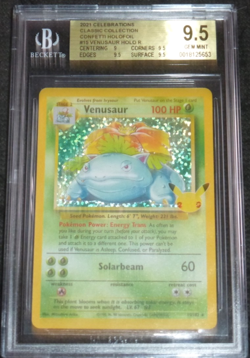 2021 Pokemon Celebrations Venusaur Holo 15/102 BGS 9.5 (BETTER THAN PSA 10) - Image 1