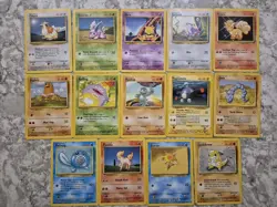 14x WOTC Vintage Pokemon Bundle | Pokemon TCG Base Set - Image 1