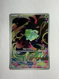Pokemon Bulbasaur 133/132 Pokemon TCG Mega Evolution Stamped Promo - Image 1