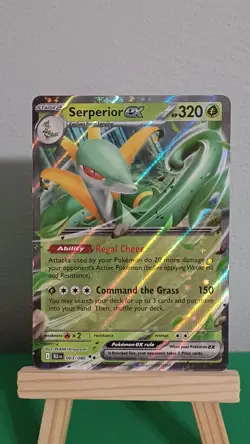 2025 Pokemon TCG Serperior Ex BLK EN 003/086 Black Bolt Double Rare - Image 1