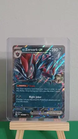 2025 Pokemon TCG N's Zoroark Ex JTG EN 098/159 Journey Together Double Rare - Image 5