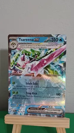 2023 Pokemon TCG Tsareena Ex PAR EN 046/182 Paradox Rift Double Rare - Image 2