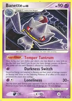 Pokemon TCG - Banette Lv.48 - 19/127 - Rare - Platinum (Base Set) [Light Play] - Image 1