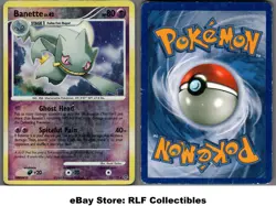 2007 Pokemon, D&P Secret Wonders, #23/132 Banette, Reverse Holo Rare - Image 1