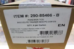 POKEMON 151 ELITE TRAINER BOX ETB POKEMON CENTER EXCLUSIVE SEALED CASE 4 BOXES - Image 1