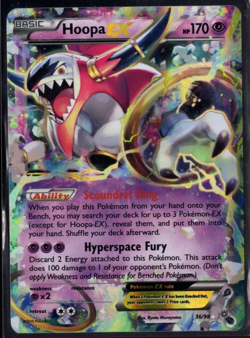 Hoopa EX 36/98 Ultra Rare Ancient Origins Pokemon TCG Near Mint - Image 1