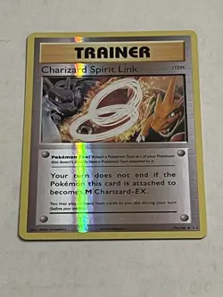 Charizard Spirit Link XY Evolutions 75/108 Reverse Holo Pokemon TCG NICE LOOK!! - Image 3