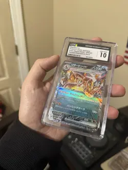 CGC 10 GEM MINT Japanese Pokemon 2024 Charizard ex 006/021 Battle Master SVJL - Image 2