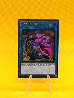 Yugioh - Pot of Desires - CT14-EN004 - Ultra Rare Limited Edition - Image 1