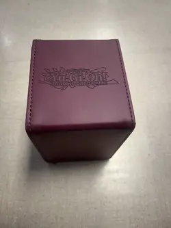 Ultra Pro Yu-Gi-Oh! Burgandy Millennium Ring Alcove Flip Deck Box red yugioh POD - Image 4