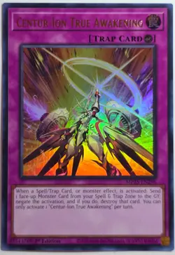 Yugioh Centur-Ion True Awakening MP25-EN296 Ultra Rare 1st Edition - Image 1
