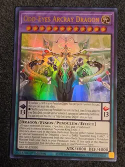 Yu-Gi-Oh! Odd-Eyes Archery Dragon AGOV-EN030 Ultra Rare 1st Edition Near Mint - Image 1