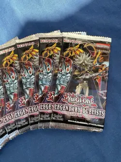 YU-GI-OH! Legendary Duelists: Rage of Ra (1st edition) LOT OF 13 BOOSTER PACKS - Image 2
