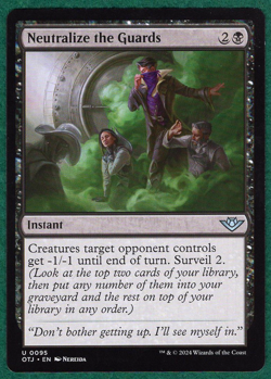Neutralize The Guards - Outlaws Of Thunder Junction OTJ #0095 - Magic MTG Card - Image 1