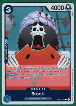 Brook (Foil) - A Fist of Divine Speed OP11-056 - One Piece CCG Card - Image 2
