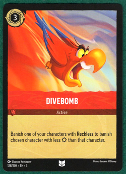 Divebomb - Into the Inklands #128 - Disney Lorcana TCG Card - Image 1