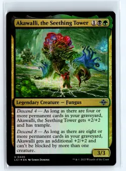 FOIL Akawalli, the Seething Tower 220 Ixalan - MTG Magic the Gathering Card - Image 1