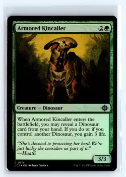 FOIL Armored Kincaller Lost Caverns of Ixalan - MTG Magic the Gathering Card - Image 1