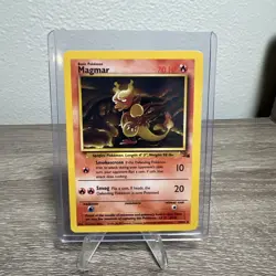 1st Edition Magmar 39/62 - Fossil - Uncommon Pokemon Card - Near Mint (NM) - Image 1