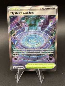 Pokemon TCG Mystery Garden Trainer Card Holo Rare NM 172/132 Mega Evolution - Image 1