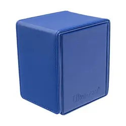 Ultra Pro Card Protection Vivid Alcove Flip Deck Box - Blue New - Image 1