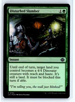 FOIL Disturbed Slumber Lost Caverns of Ixalan - MTG Magic the Gathering Card - Image 1