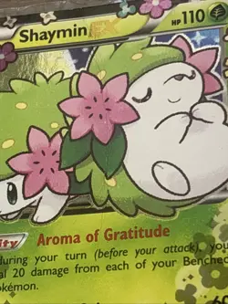Pokemon TCG Shaymin-EX XY Black Star Promos Holo Card XY148 - Image 2