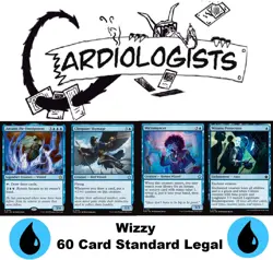 60 Card Standard Legal Deck MTG | Wizzy | Mono Blue | Spell Reduction/Card Draw - Image 1