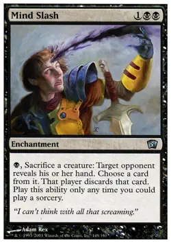 1x Mind Slash Moderate Play MTG Magic - Kid Icarus - - Image 1