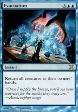 1x Evacuation Moderate Play MTG Magic - Kid Icarus - - Image 1