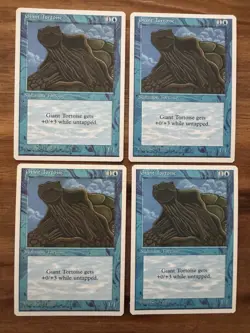 4x Giant Tortoise MTG Core Set 4th Edition Common Regular - Image 1