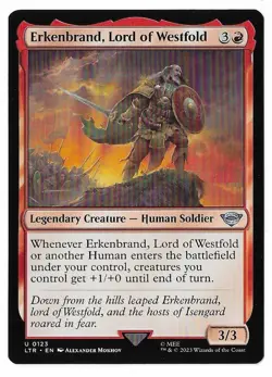 MTG Erkenbrand, Lord of Westfold Lord of the Rings (LTR) Uncommon #0123 Unplayed - Image 1