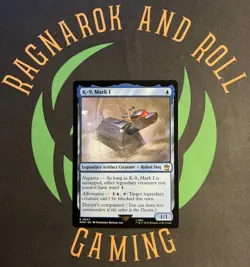 K-9, Mark I â€“ WHO 47 â€“ Doctor Who MTG Rare â€“ Near Mint â€“ Magic the Gathering - Image 1