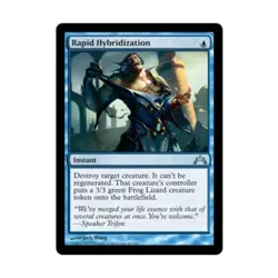 WOTC MtG Gatecrash Rapid Hybridization (U) (Foil) EX - Image 1