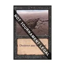 WOTC MtG Collector's Ed Sinkhole (CE) (C) EX - Image 1