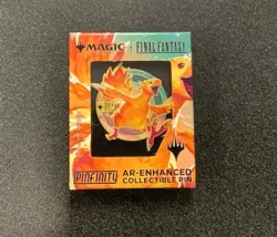 MTG Pinfinity Final Fantasy Exclusive Ar Enhanced Pin Badge Chocobo Racin SEALED - Image 1