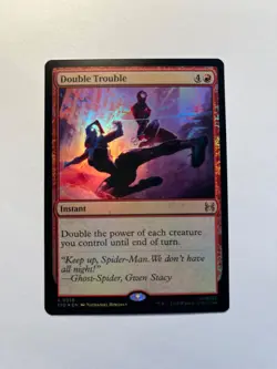 Double Trouble Marvel's Spider-Man: Eternal-Legal Foil NM MTG 🔥HOT🔥 - Image 1