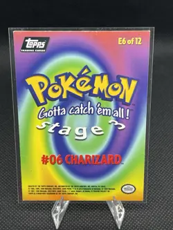 Pokemon Topps Evolutions Stage 3 E6 of 12 Charizard #06 - Image 2