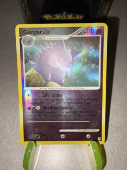 Pokemon TCG, Gengar 27/130 Diamond and Pearl Reverse Holo, Vintage Moderate Play - Image 2